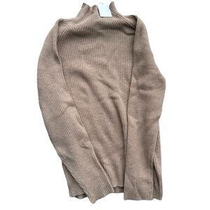 New with tag cocoa light stretch turtleneck. Linen/poly/wool blend. Oversized!